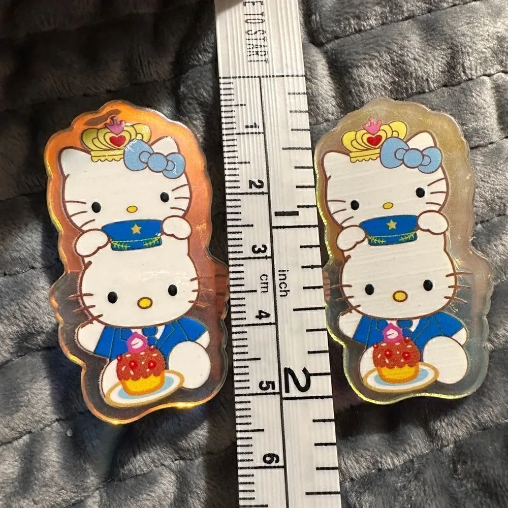 Hello Kitty Amazing Hair Clip 2 Pcs  Aurora borealis
